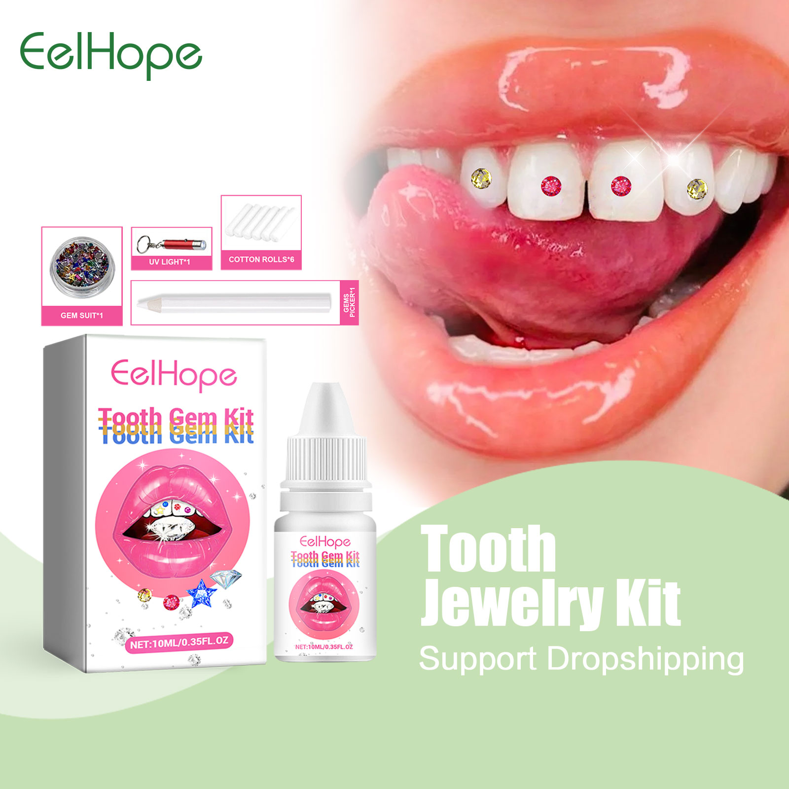 Tooth Gem Kit - DIY Tooth Gems Kit With Glue