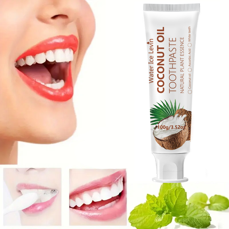 Teeth Whitening Oil Pulling - Coconut Oil Toothpaste 100g Natural Plant
