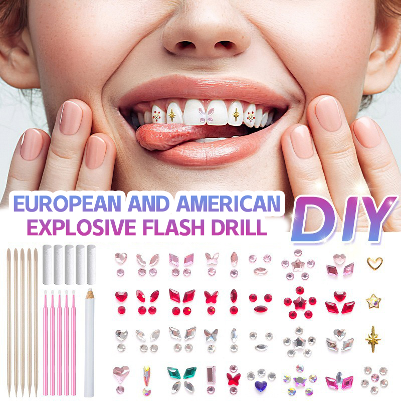 NEW Professional Tooth Gem Kit - Tooth Gem Kit 评论和价格
