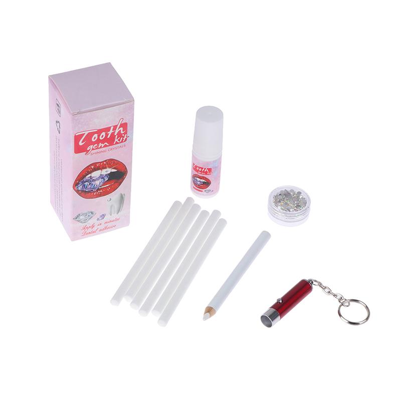 Tooth Gem Set White Dental Jew - Tooth Gem Kit 评论和价格