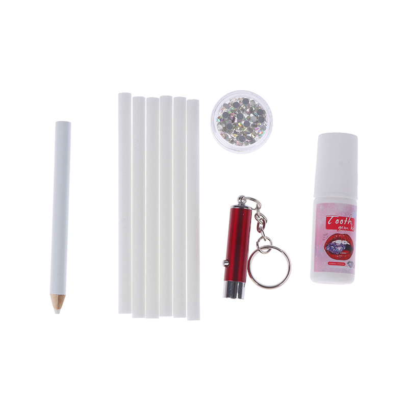 Tooth Gem Set White Dental Jew - Tooth Gem Kit 评论和价格