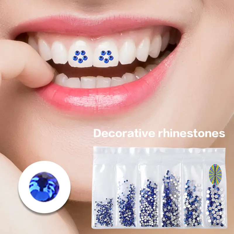 1 Set Teeth Gemstone Decoratio - Tooth Gem Kit 评论和价格