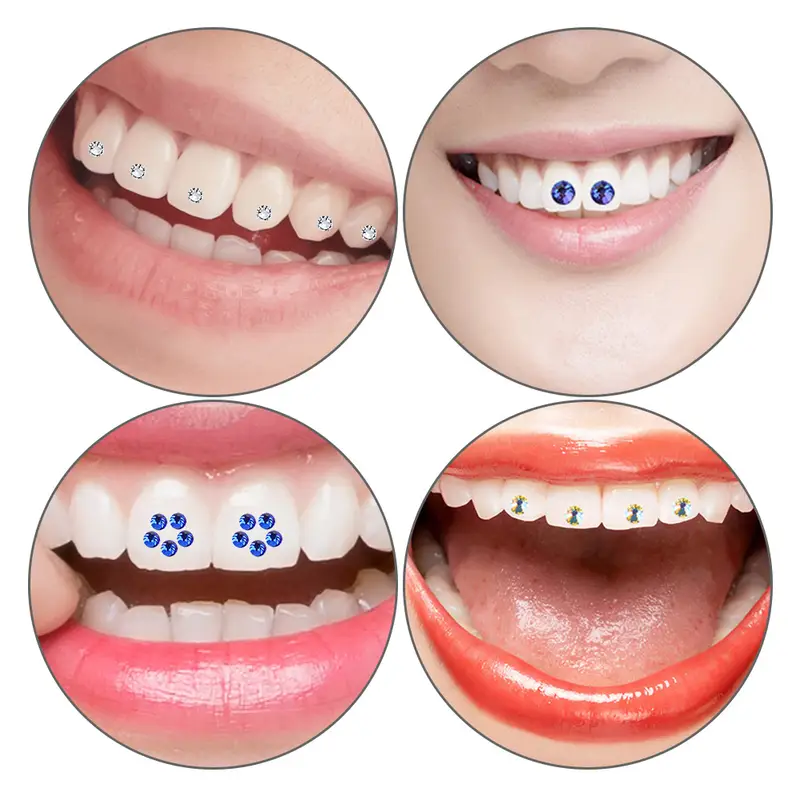 1 Set Teeth Gemstone Decoratio - Tooth Gem Kit 评论和价格