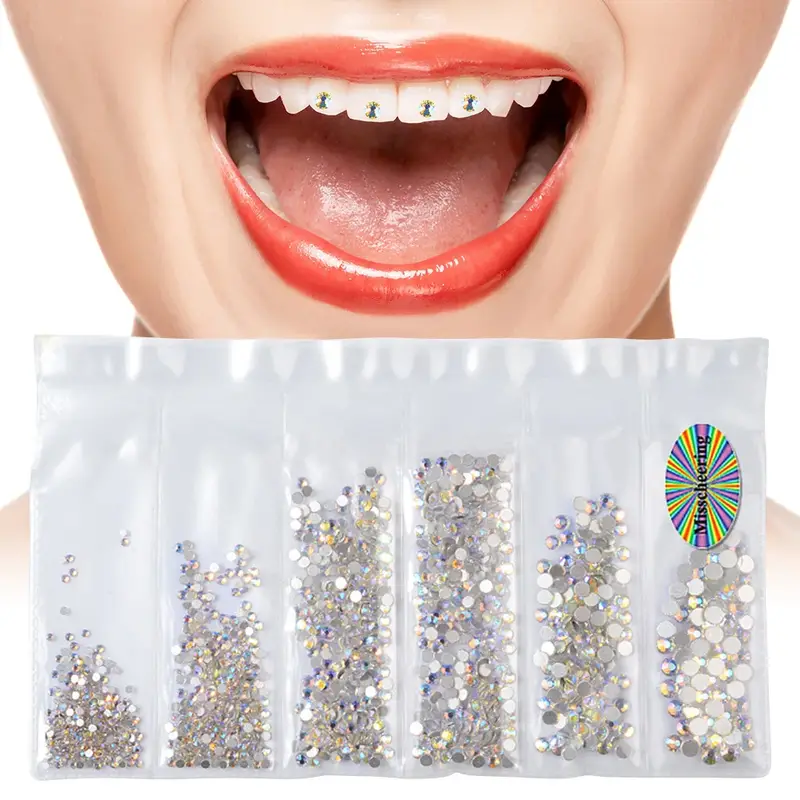 1 Set Teeth Gemstone Decoratio - Tooth Gem Kit 评论和价格