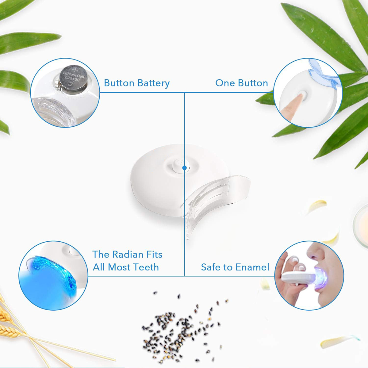 Teeth Whitening Kit - 5X LED L - Teeth Whitening Hismile 评论和价格
