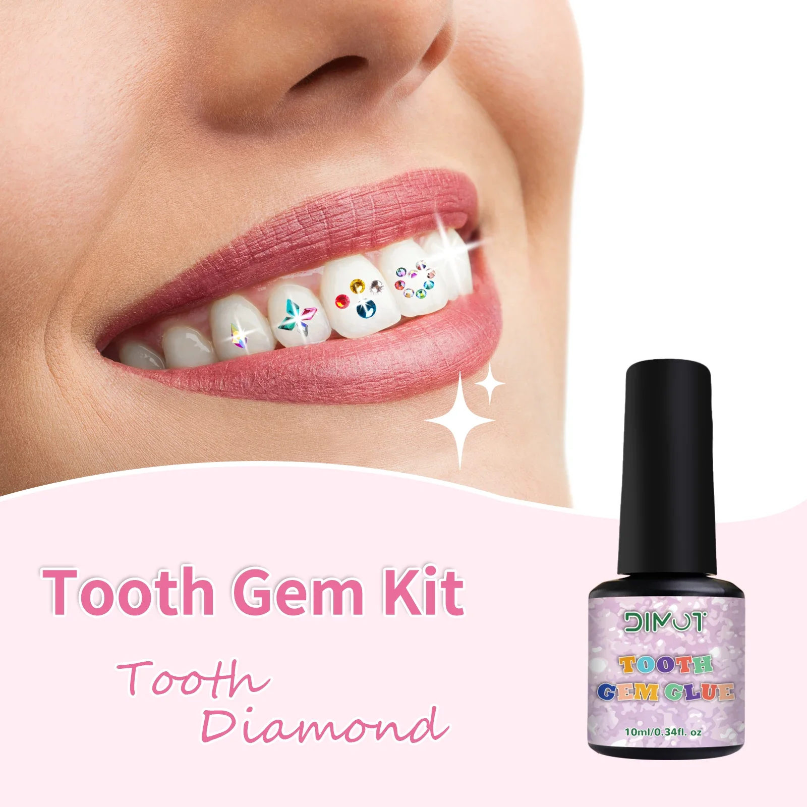 Tooth Jewelry Kit DIY Teeth Ge - Tooth Gem Kit 评论和价格