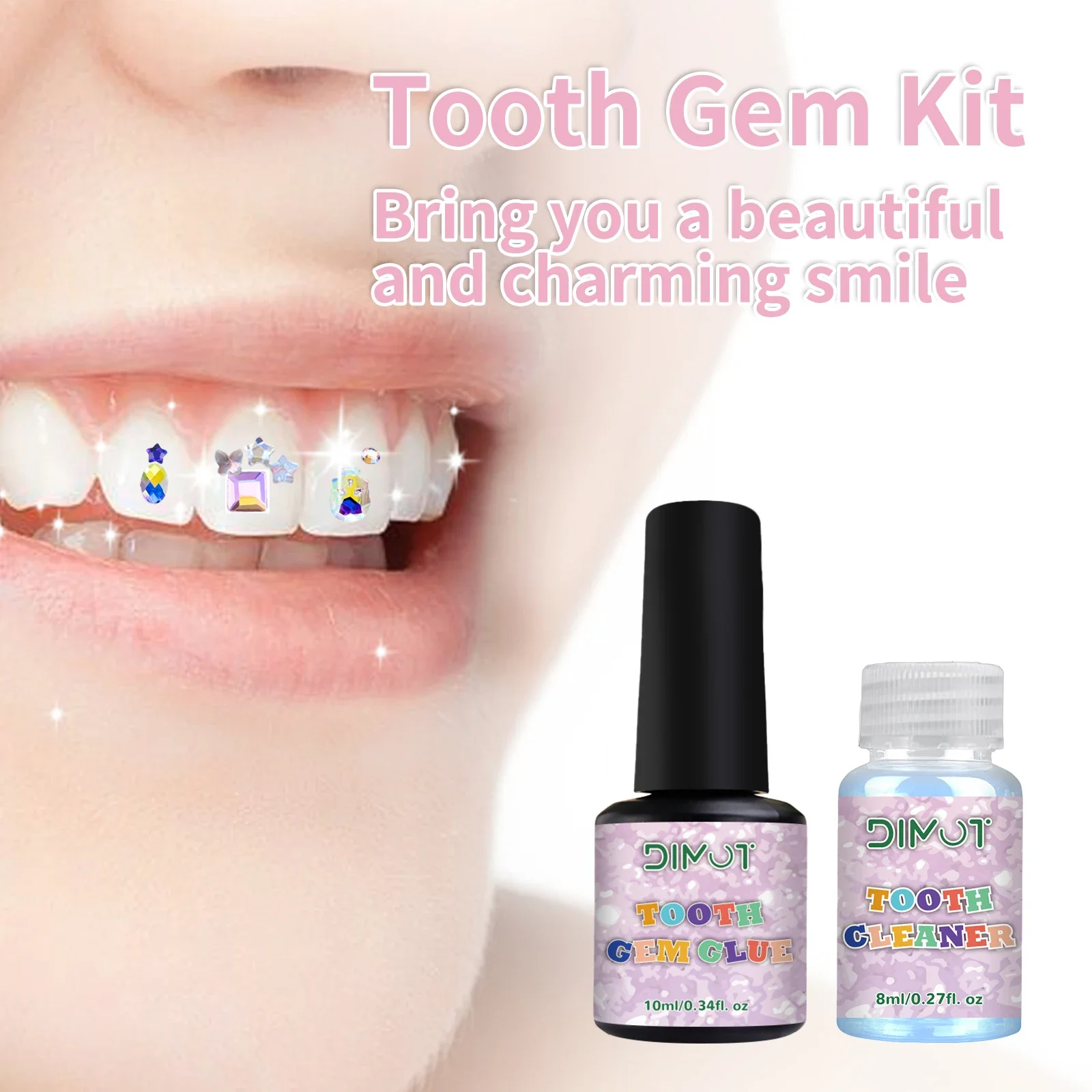 Tooth Jewelry Kit DIY Teeth Ge - Tooth Gem Kit 评论和价格