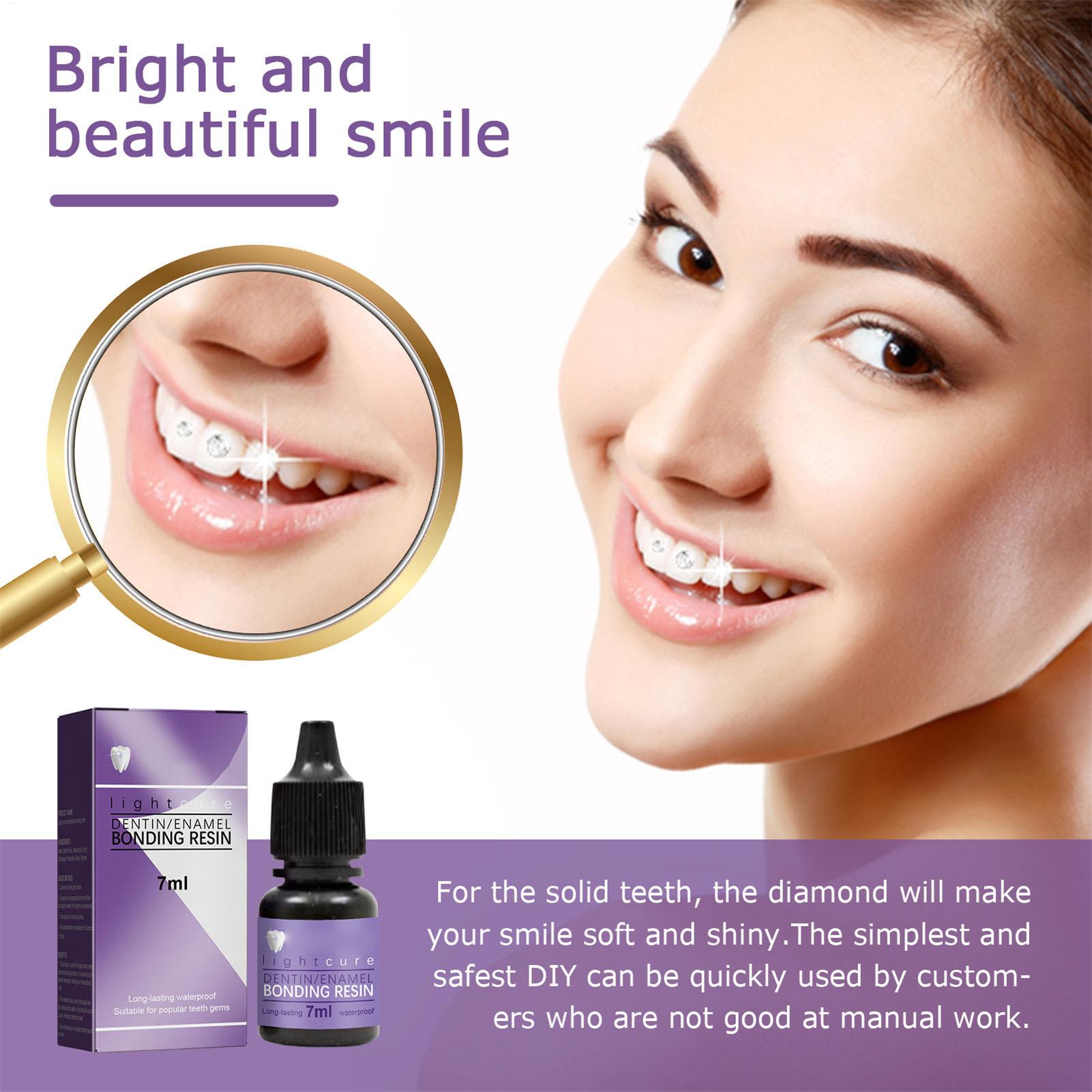 7ml Tooth Gem Glue Dental Adhe - Tooth Gem Kit 评论和价格
