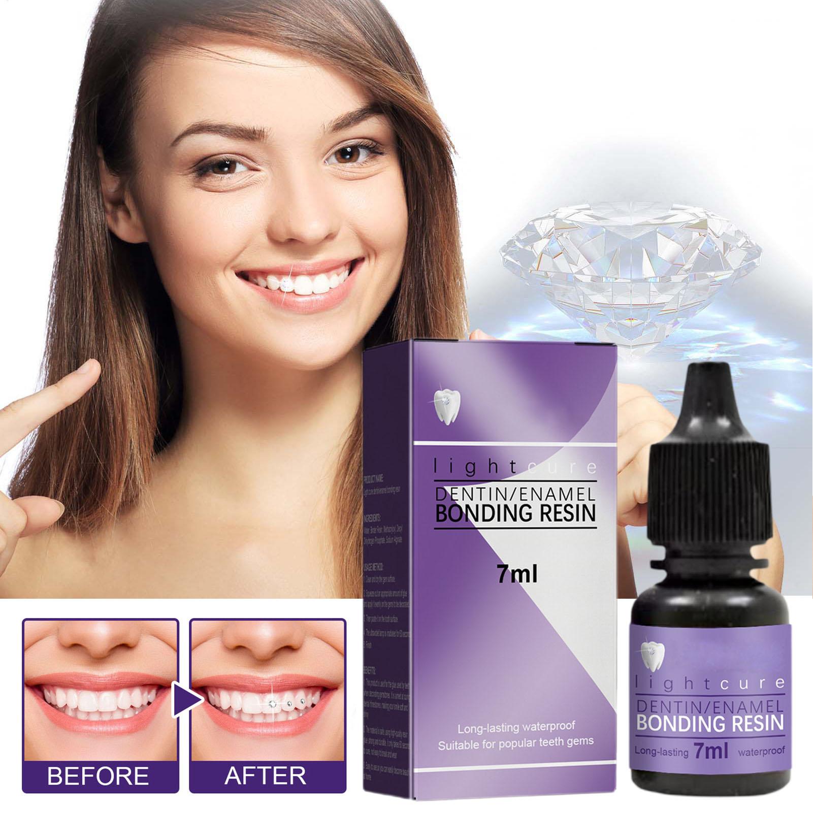 7ml Tooth Gem Glue Dental Adhe - Tooth Gem Kit 评论和价格