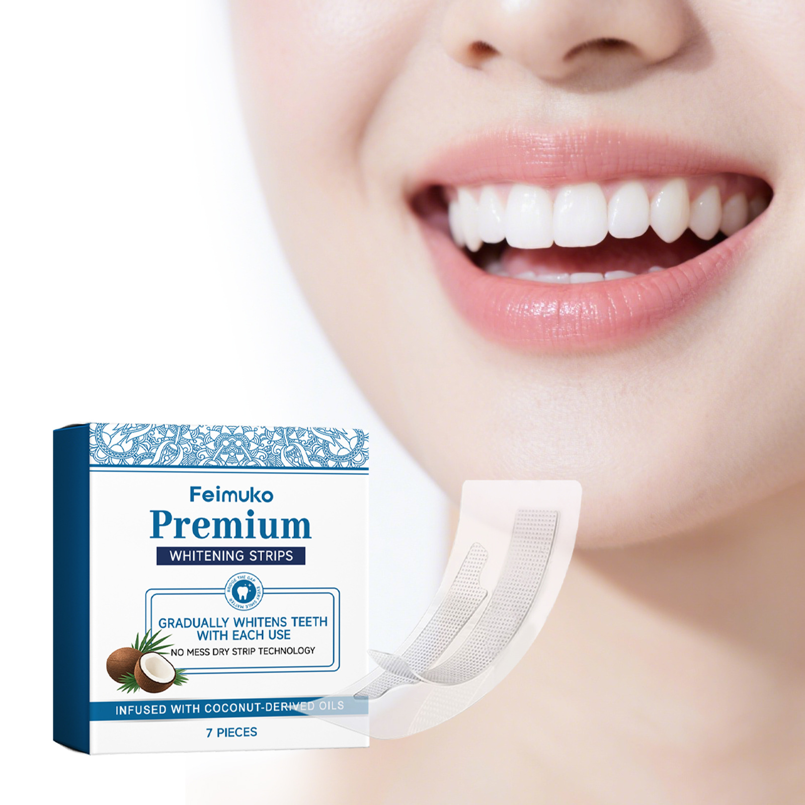 Feimuko Coconut Oil Teeth Whit - Teeth Whitening With Coconut Oil 评论和价格