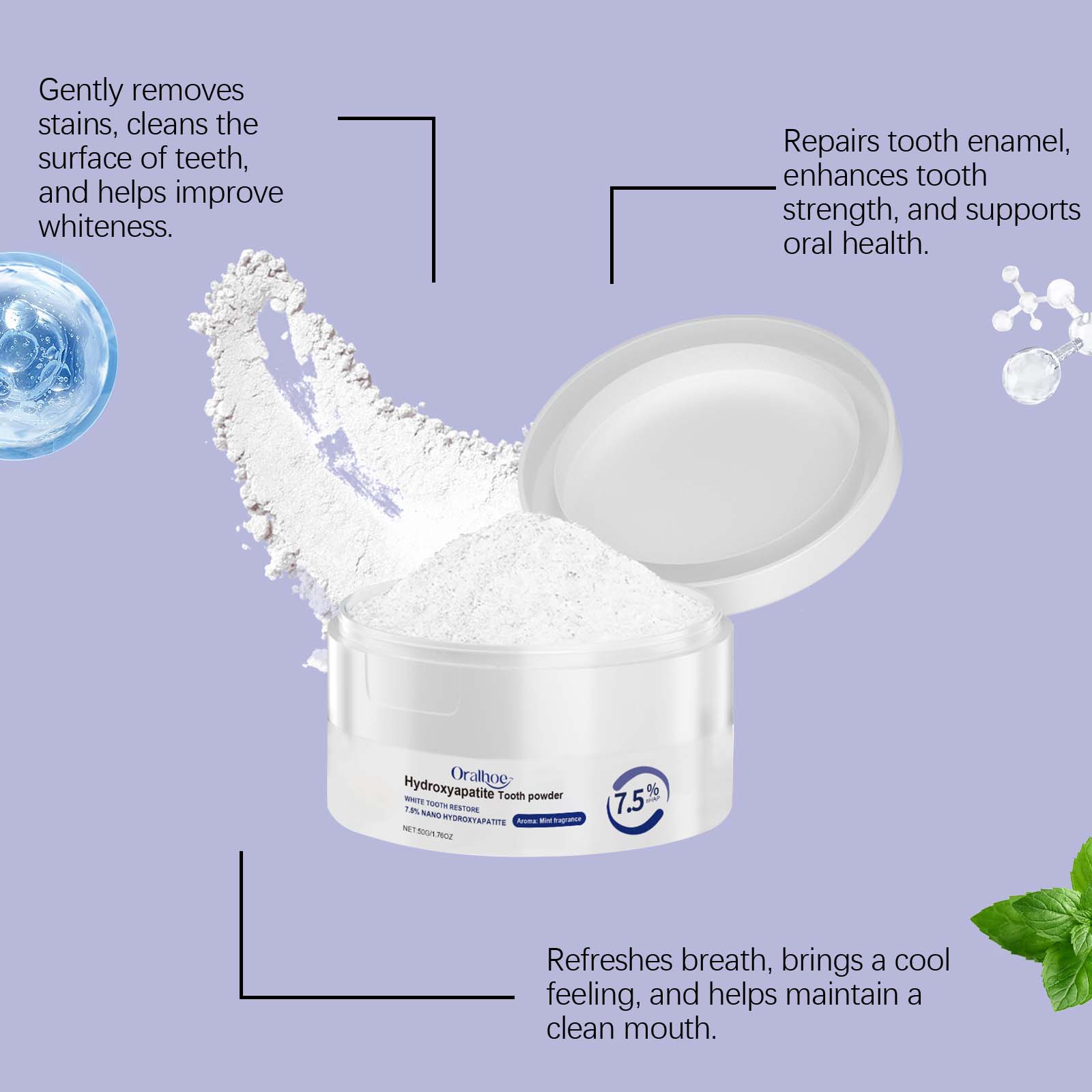 Delicate teeth care, strong cl - Teeth Whitening Oil Pulling 评论和价格