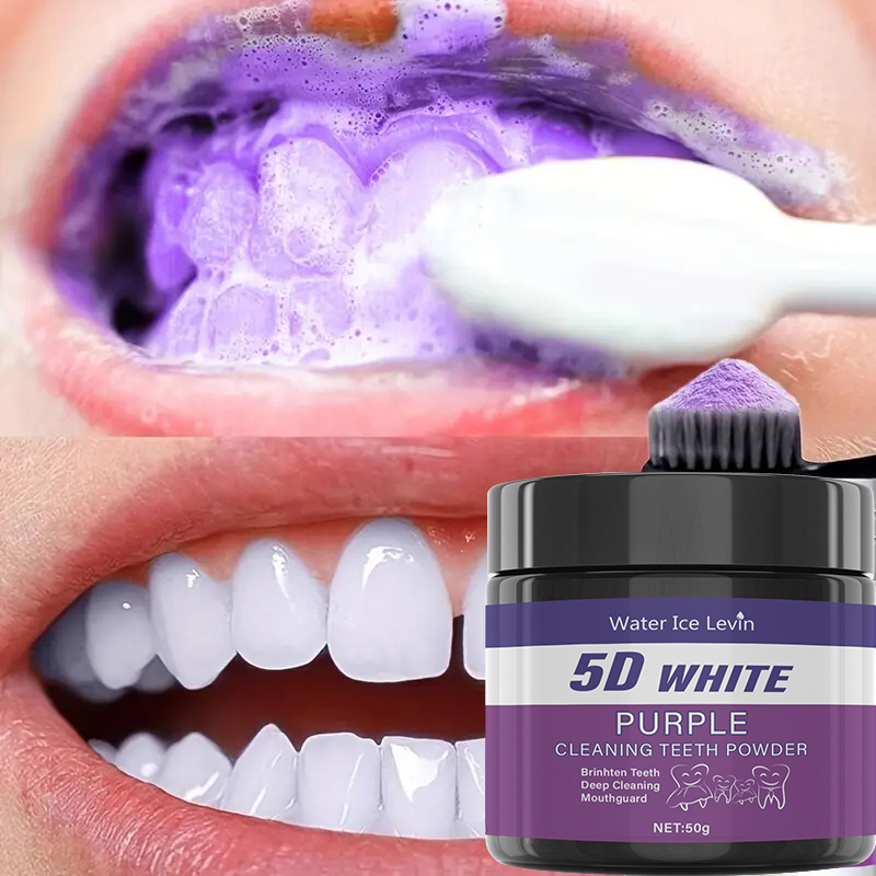 5D White Teeth Powder. Purple  - Teeth Whitening Oil Pulling 评论和价格