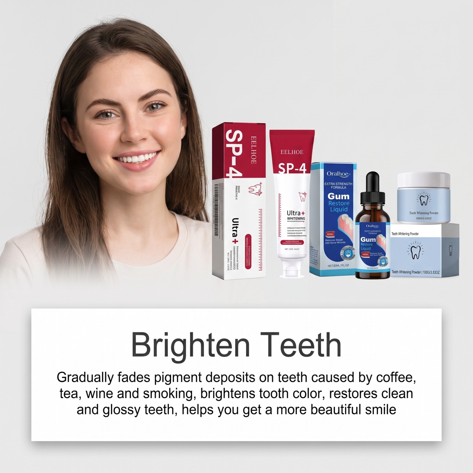 Oral Care Combo Set Whitening  - Teeth Whitening Hismile 评论和价格