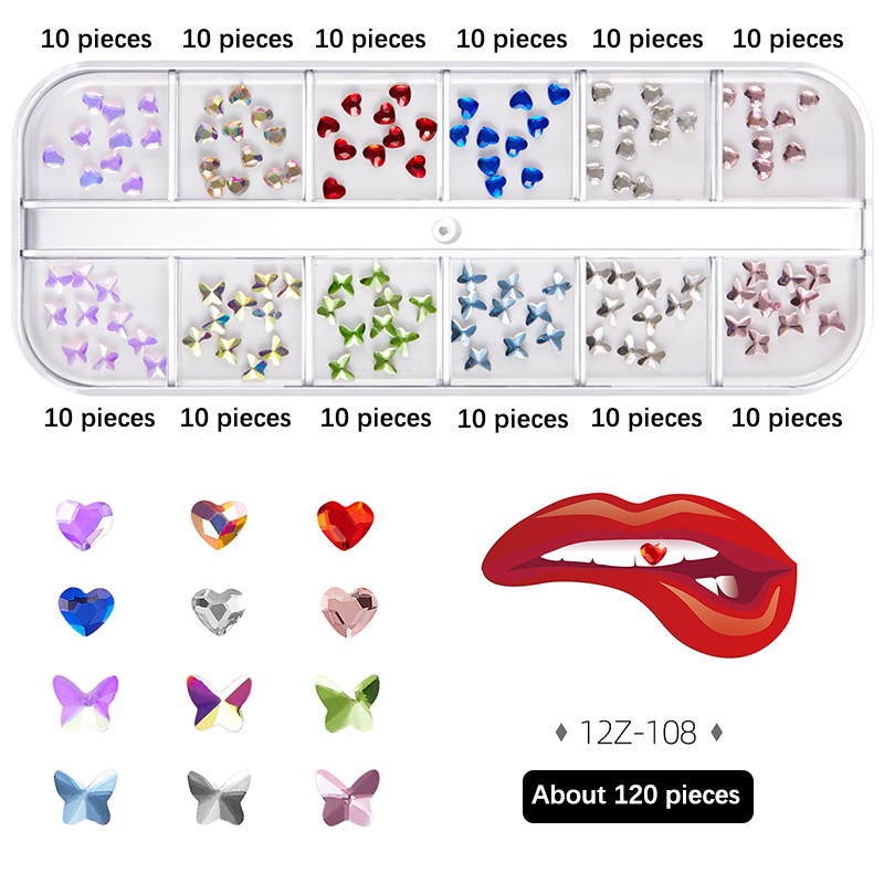 1Set Dental Crystal Fashion Te - Tooth Gem Kit 评论和价格