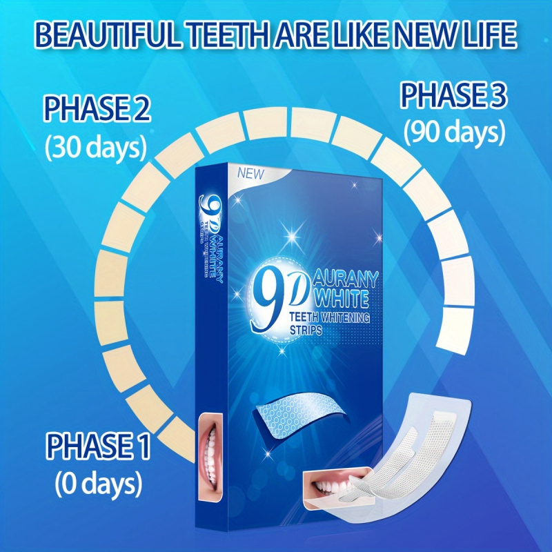 21 Pairs of 9D Aurany White Te - Teeth Whitening Hismile 评论和价格