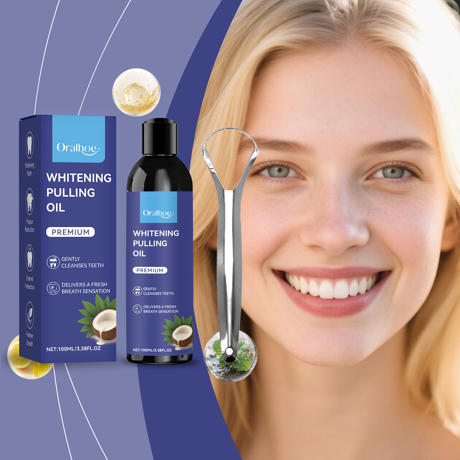 Peppermint Coconut Oil Pulling - Teeth Whitening With Coconut Oil 评论和价格