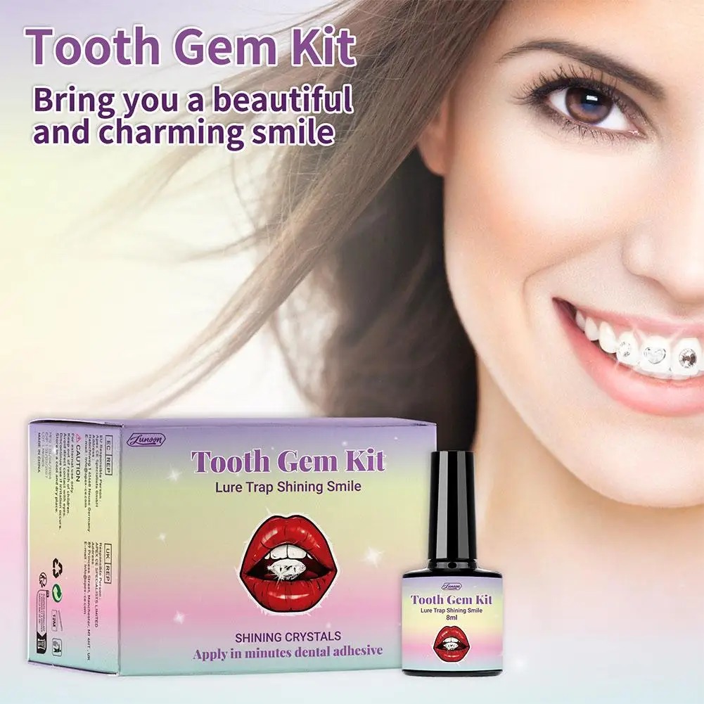 DIY Teeth Gems Kit Clear Preci - Tooth Gem Kit 评论和价格