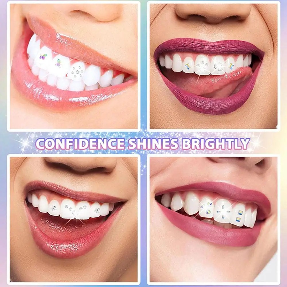 DIY Teeth Gems Kit Clear Preci - Tooth Gem Kit 评论和价格