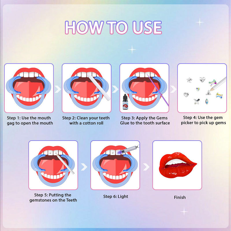 Dental Gems, Crystal Diamond S - Tooth Gem Kit 评论和价格