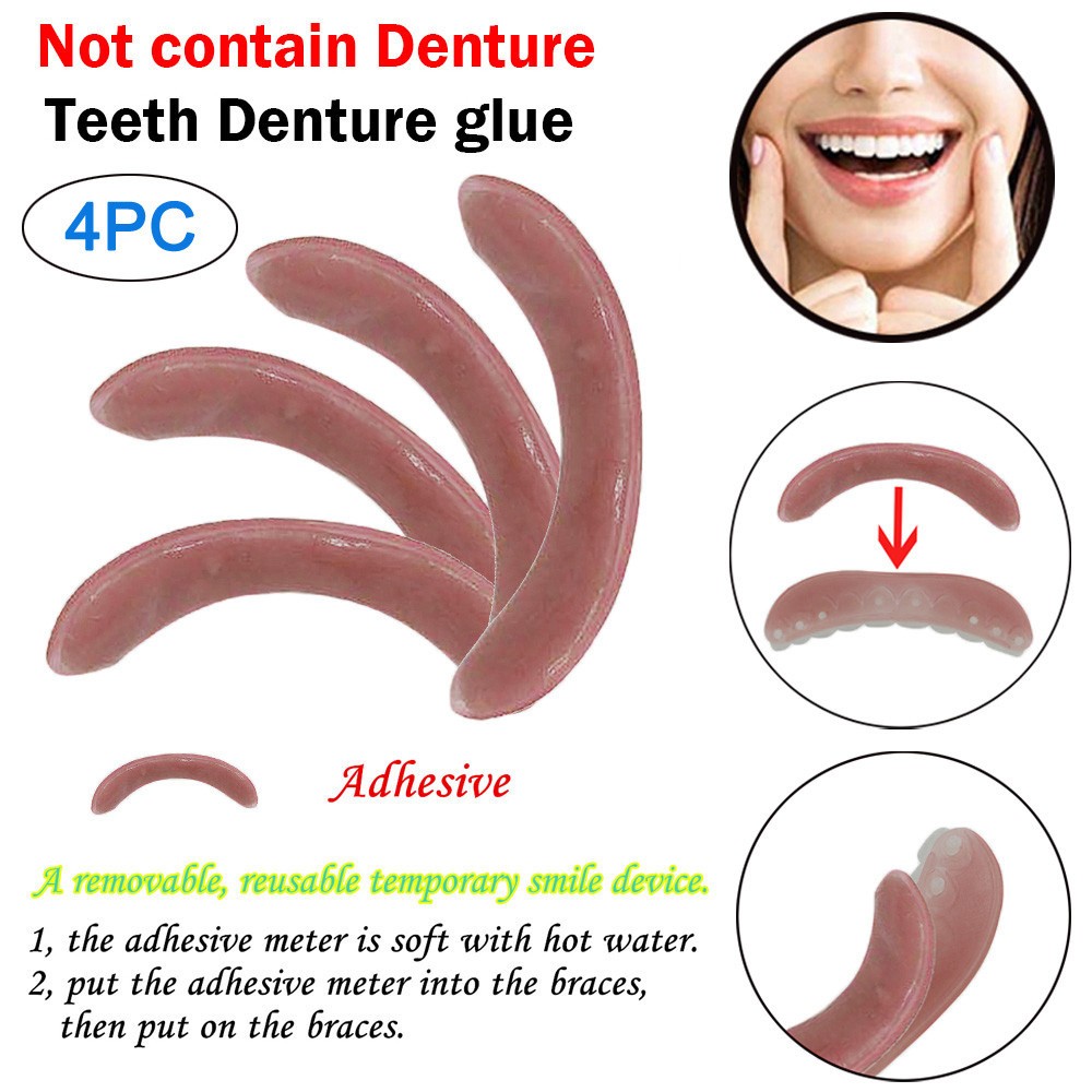 4/8 Pcs Whitening Braces Adhes - Teeth Whitening Strips Permanent 评论和价格