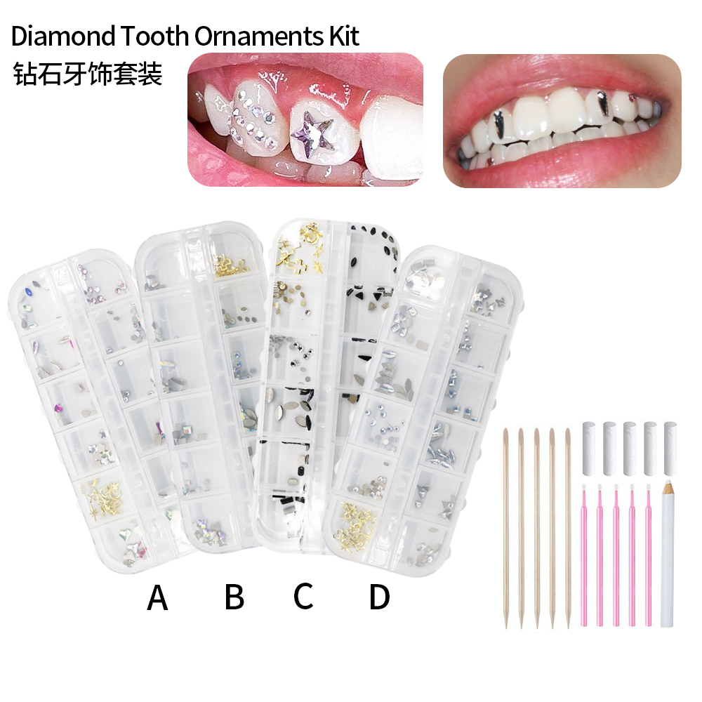 1 Set Professional Tooth Gem K - Tooth Gem Kit 评论和价格