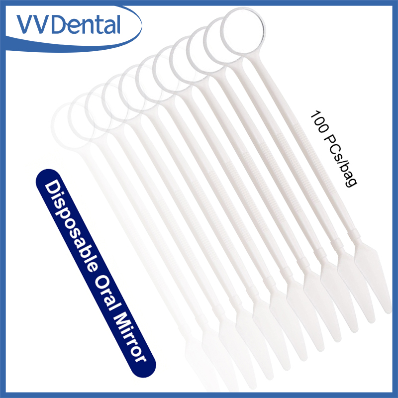 100Pcs Plastic Dental Oral Mir - Teeth Whitening For Photos 评论和价格