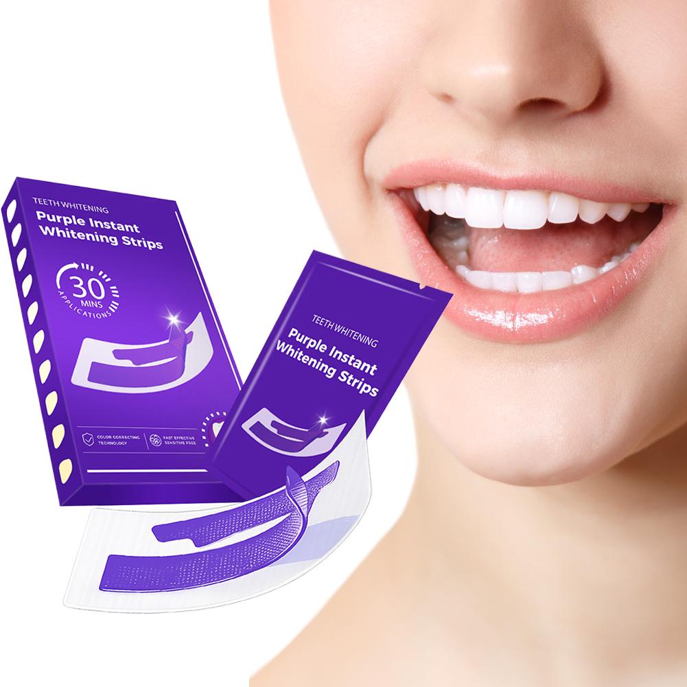 42Pairs Purple Teeth Whitening - Teeth Whitening Strips Permanent 评论和价格