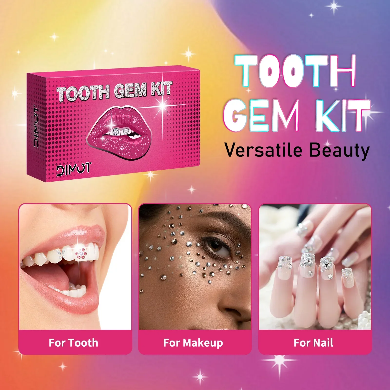 DIY Tooth Gem Kit with Crystal - Tooth Gem Kit 评论和价格
