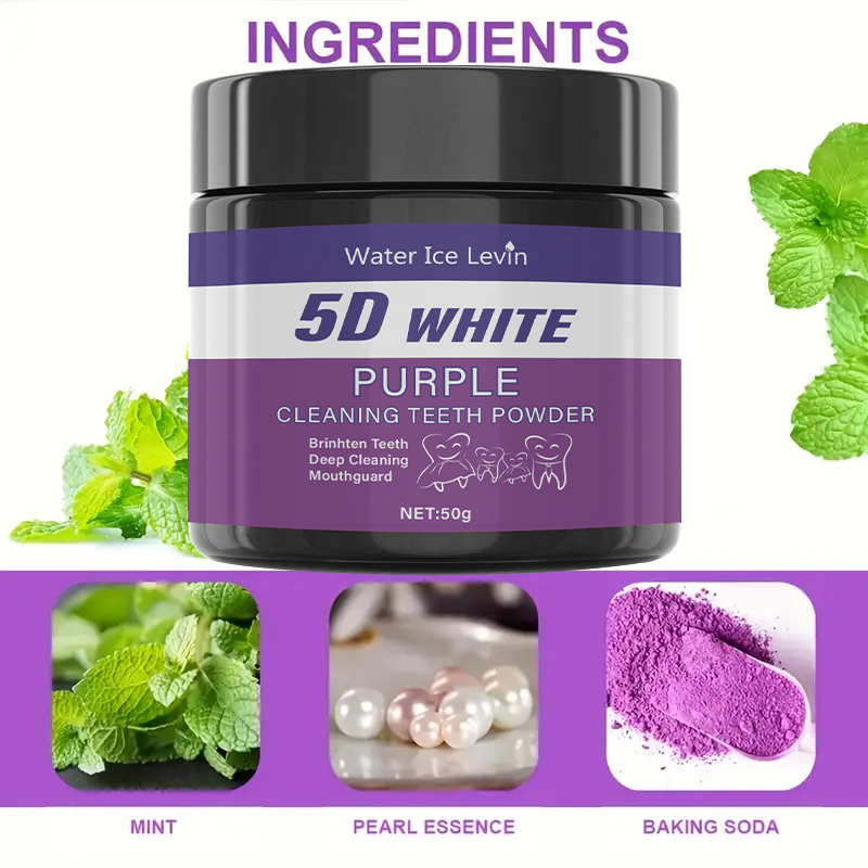 Water Ice Levin Purple Brighte - Teeth Whitening Oil Pulling 评论和价格