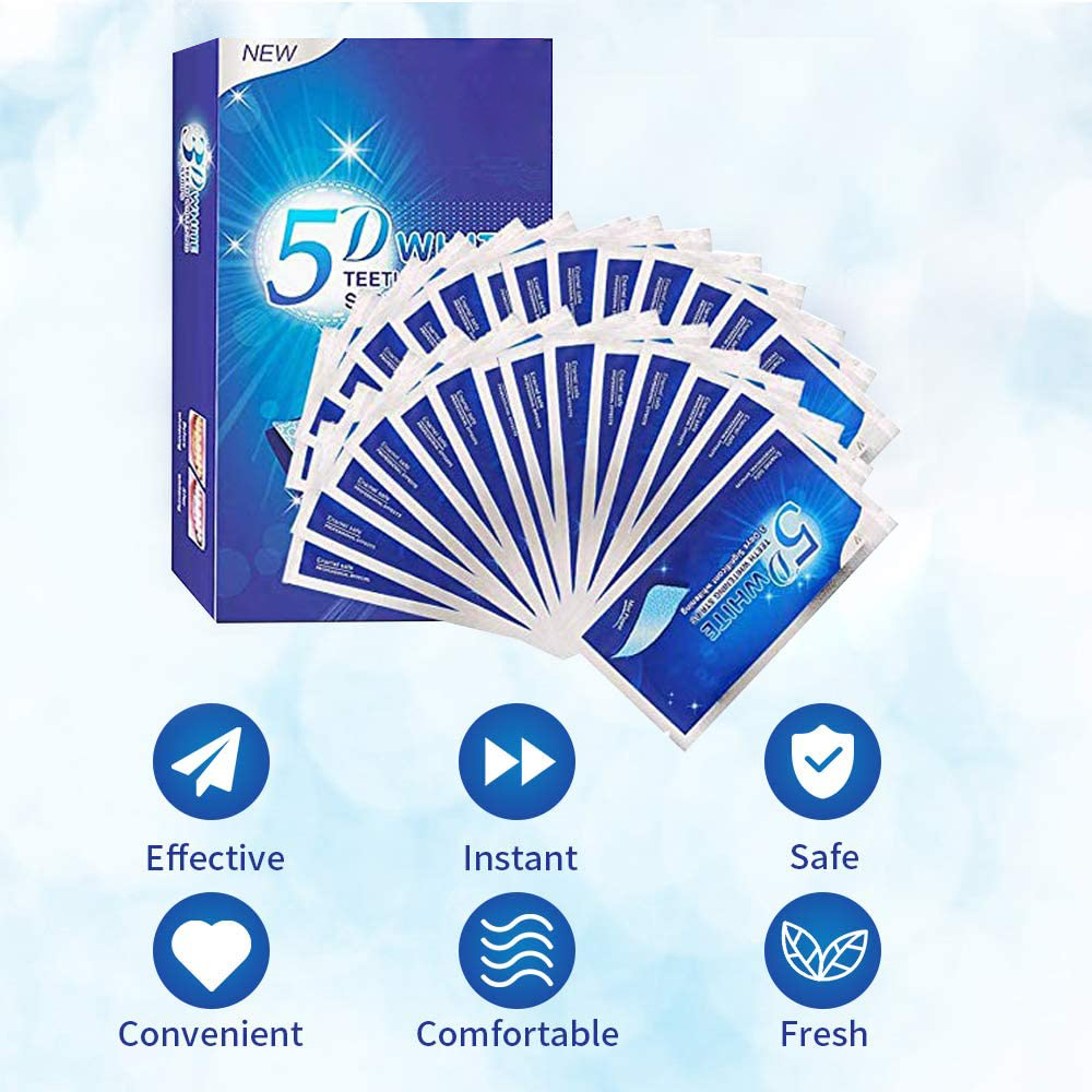 5D White Teeth Whitening Strip - Teeth Whitening Hismile 评论和价格
