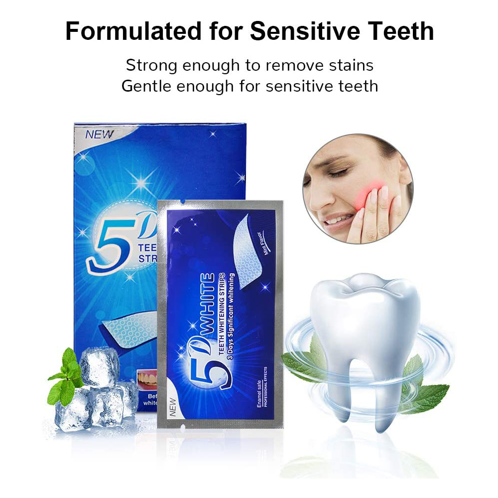 5D White Teeth Whitening Strip - Teeth Whitening Hismile 评论和价格