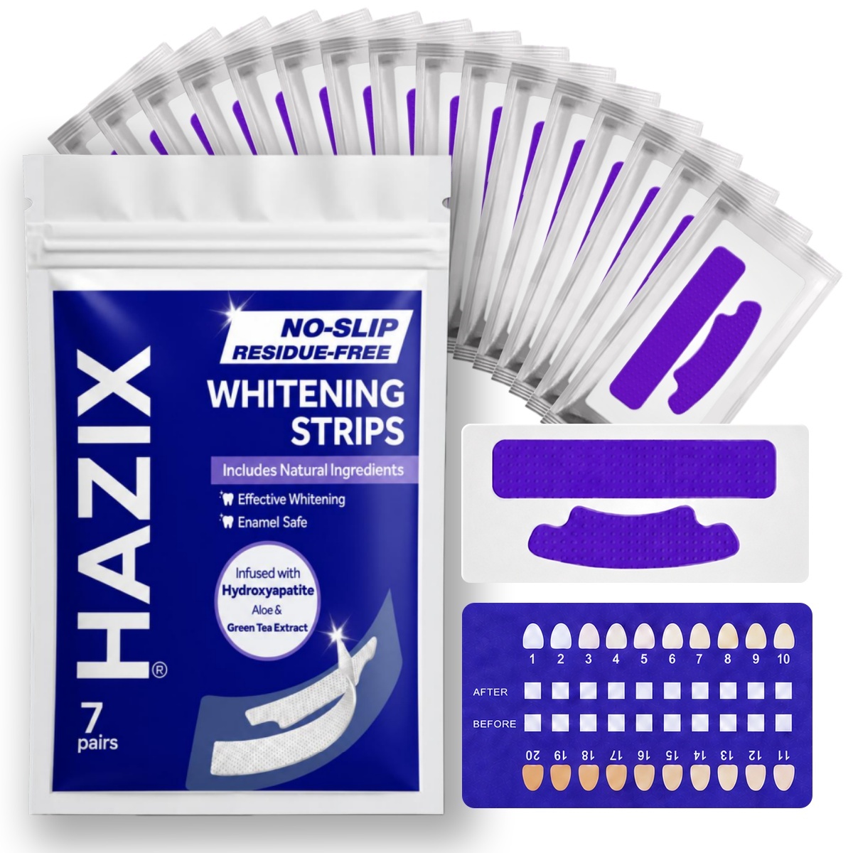 KHAZIX Teeth Whitening Strips  - Teeth Whitening Oil Pulling 评论和价格