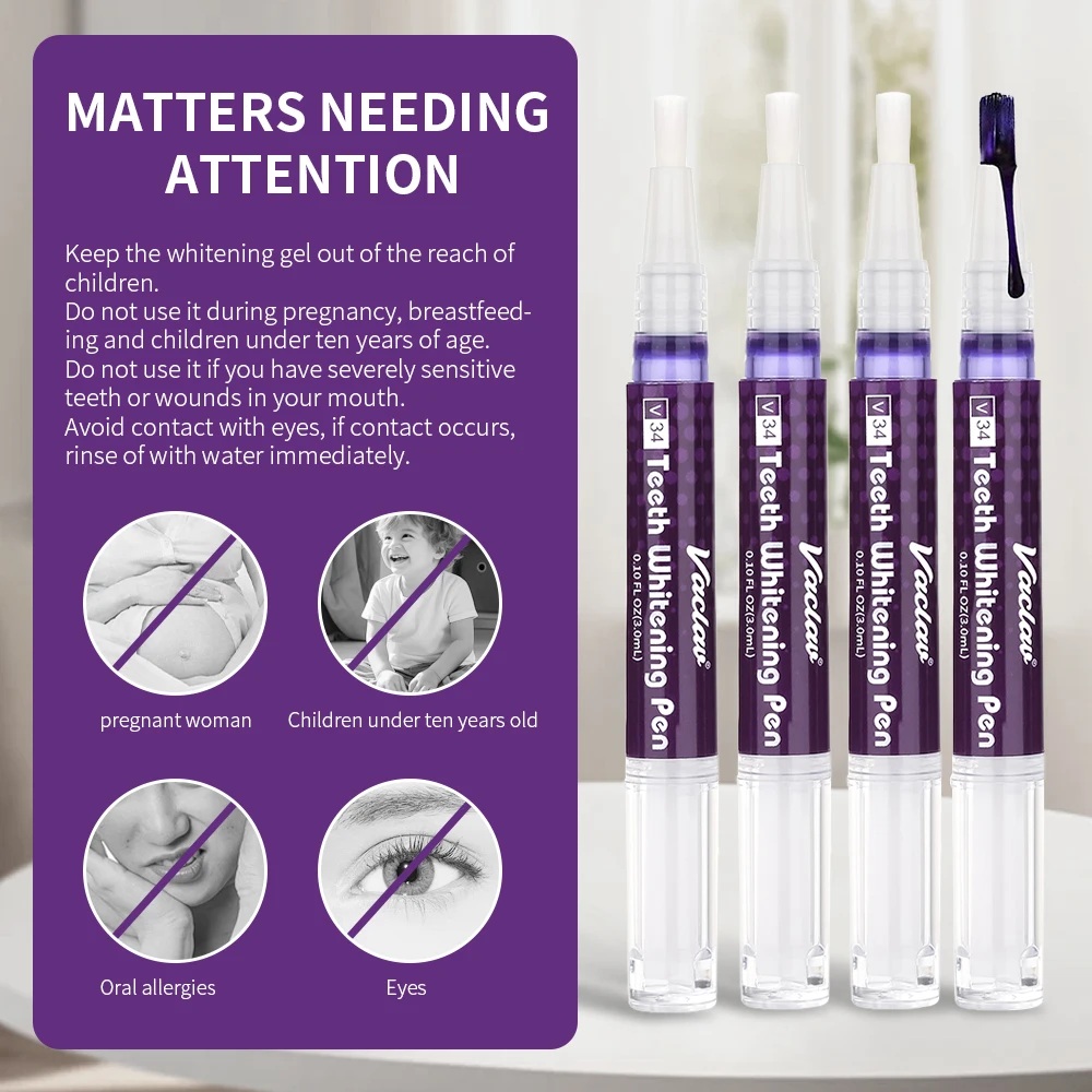 Vaclav V34 Purple teeth whiten - Teeth Whitening Hismile 评论和价格