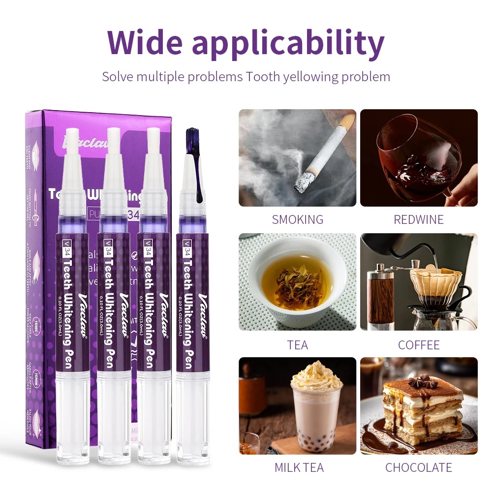 Vaclav V34 Purple teeth whiten - Teeth Whitening Hismile 评论和价格
