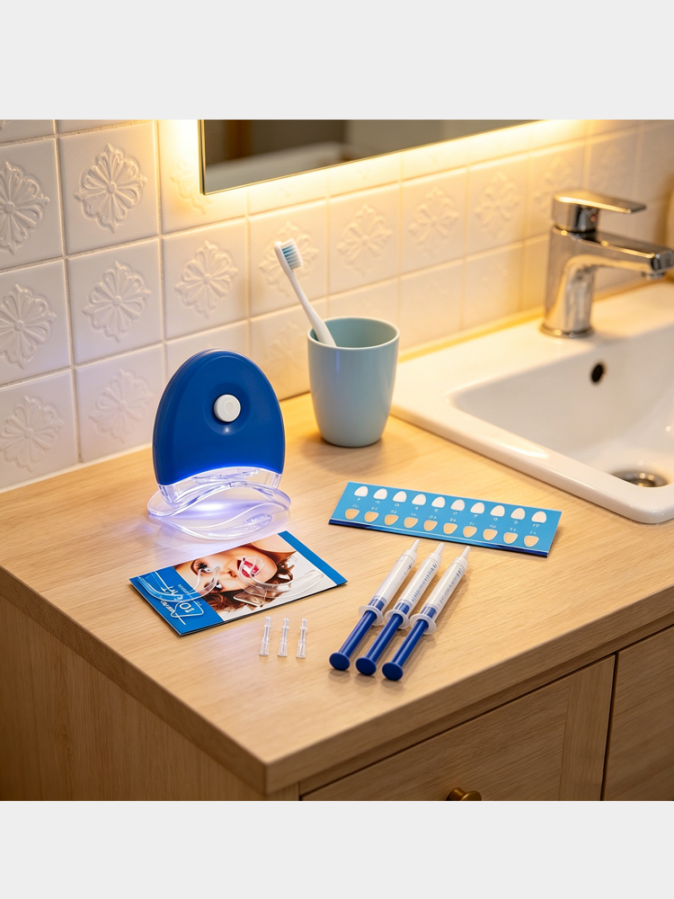 Glorysmile Teeth Kit - LED Lig - Teeth Whitening Gel Syringes 评论和价格